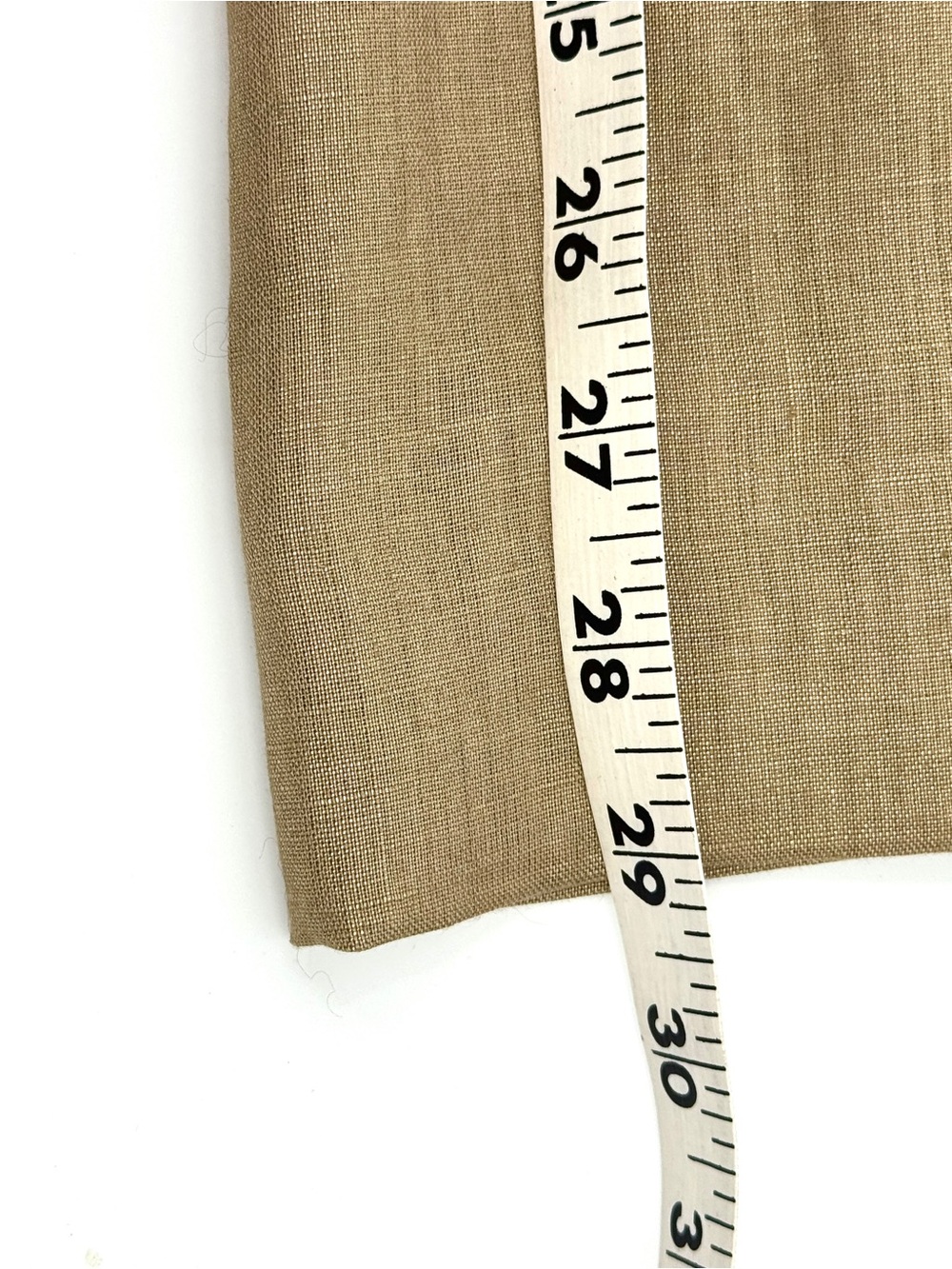 Ralph Lauren Gold Linen straight leg pants women 8 quiet luxury - Picture 6 of 7